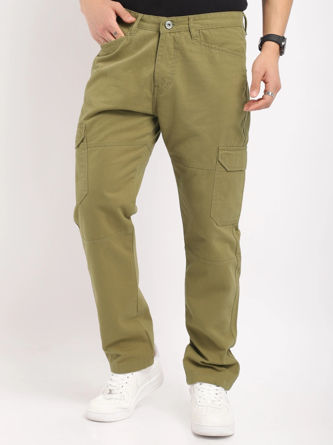 Harlow Hues Mustard Cotton Cargo