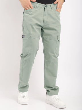 Harlow Hues Pistachio Green Cotton Cargo