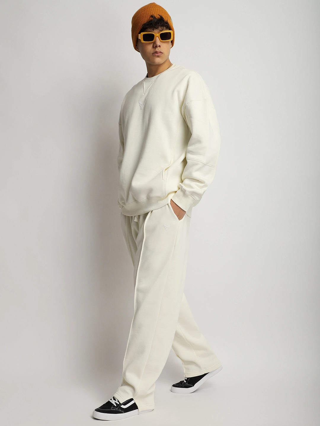 Urban Vanguard White Fleece Track Suit Pro