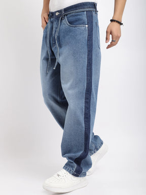 Raw Flex Blue Belt Denim Jeans