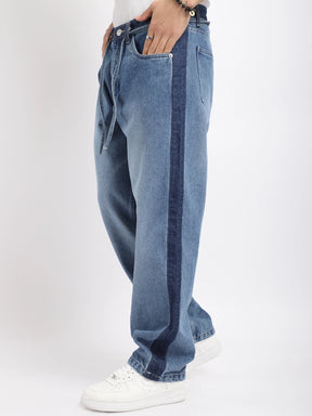 Raw Flex Blue Belt Denim Jeans