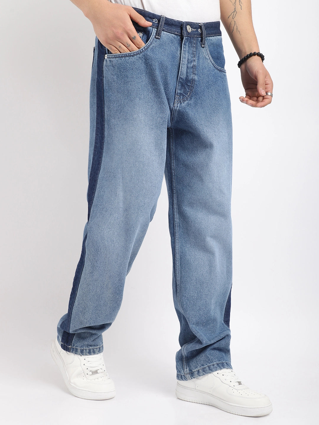 Raw Flex Blue Denim Jeans