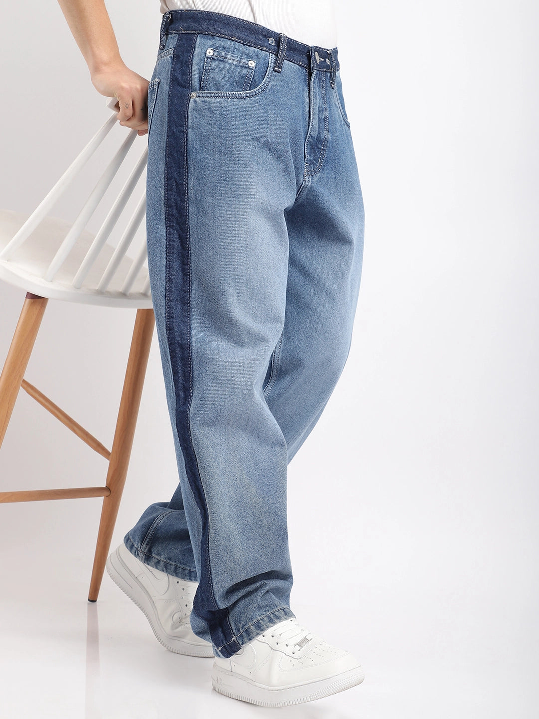 Raw Flex Blue Denim Jeans