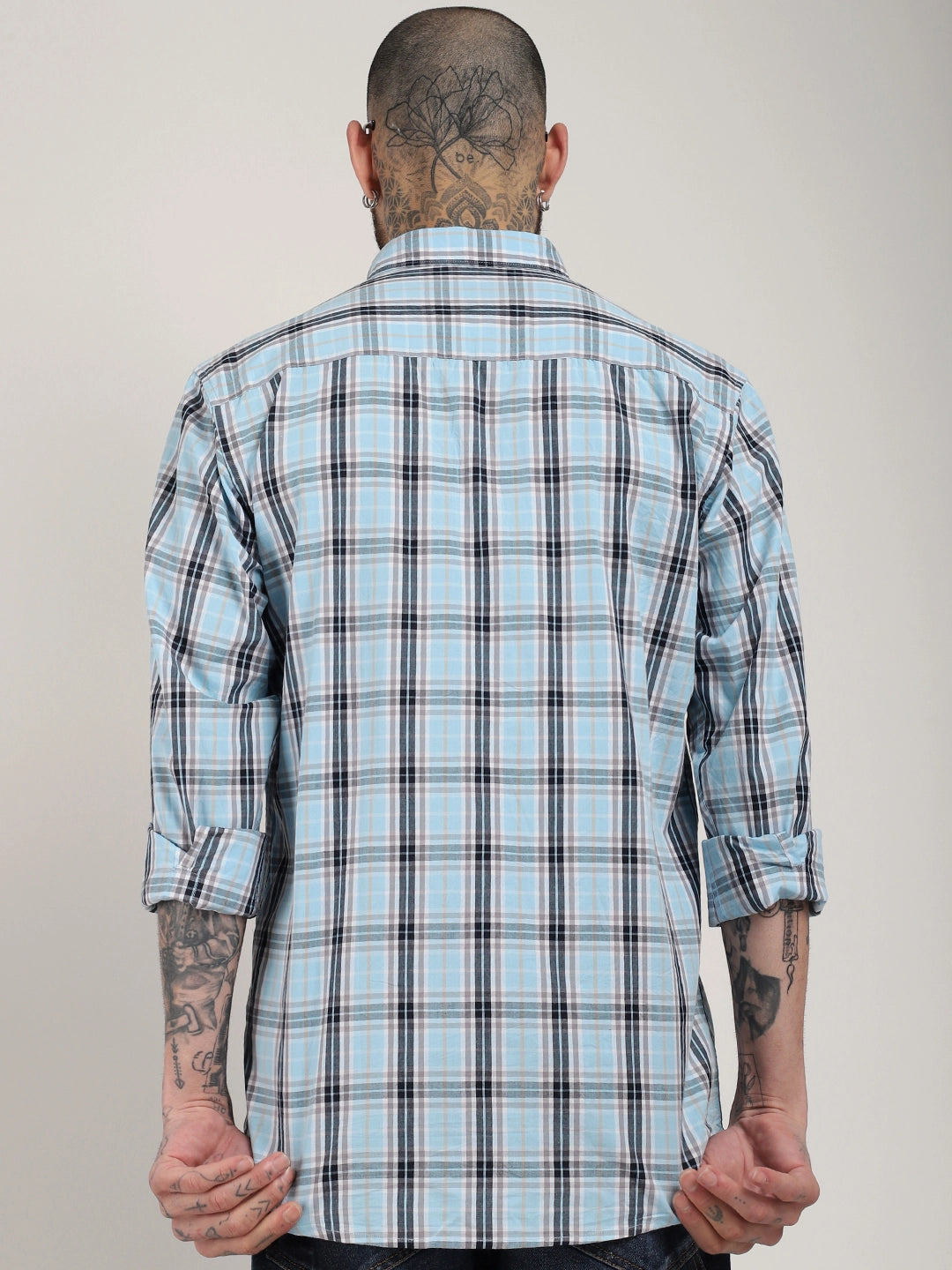 Charles Twill Sky Blue Full Sleeve Shirt