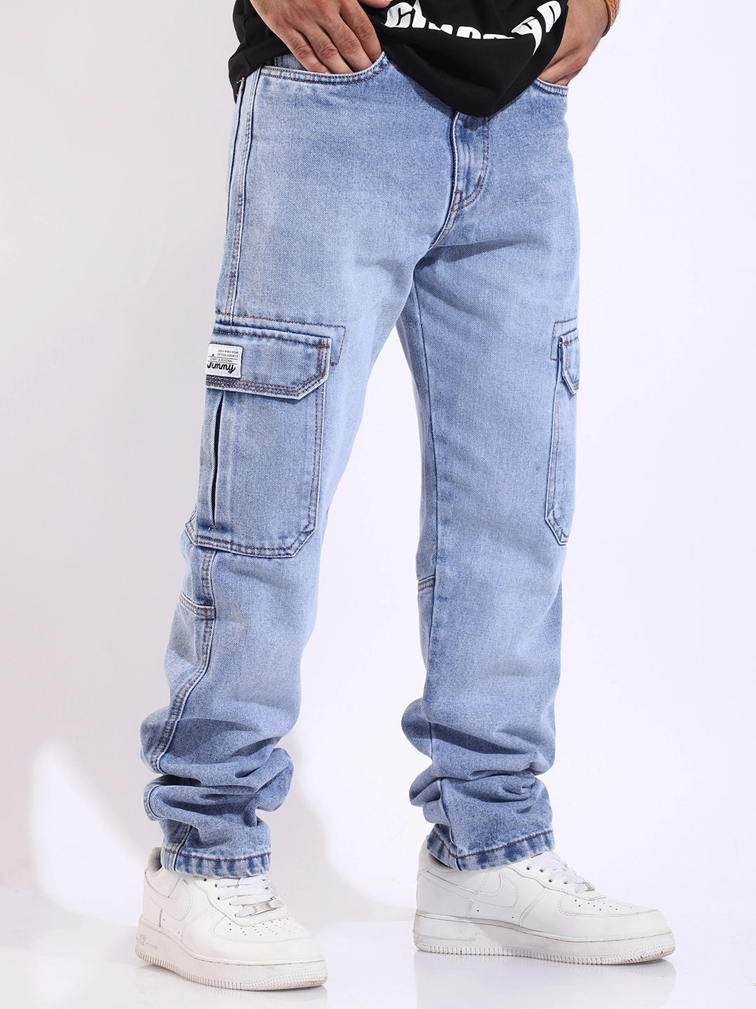 Zoom Sky Blue Denim Cargo