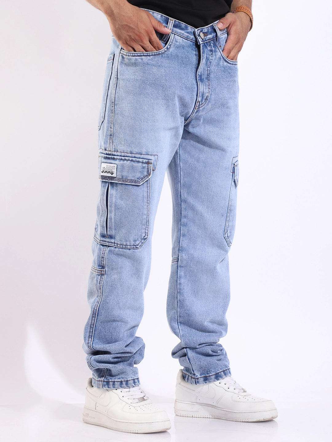Zoom Sky Blue Denim Cargo