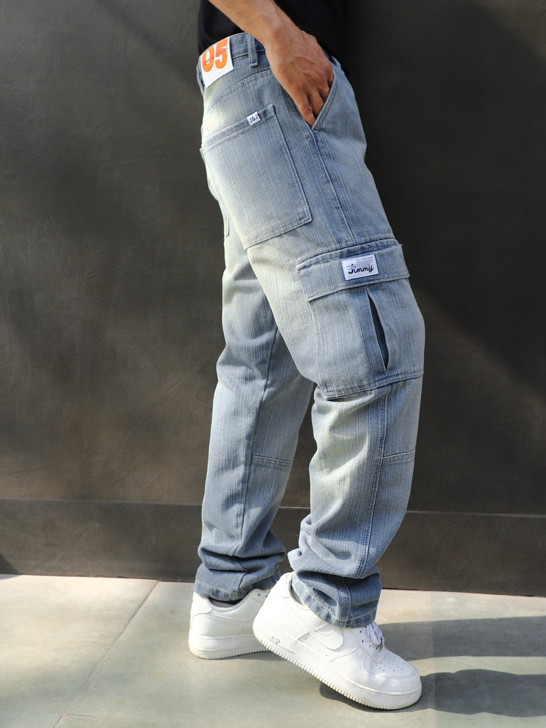 Twilight Tint Blue Denim Cargo