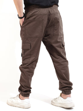 Light Brown Coated Cotton Cargo