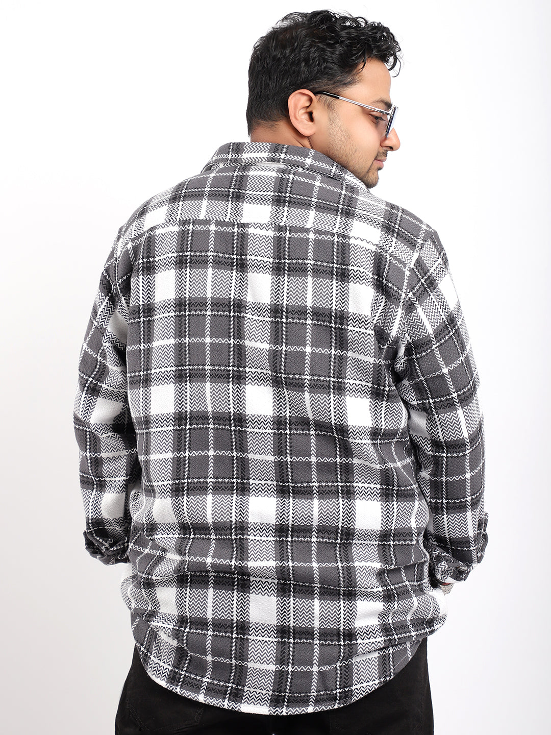 Royal Marco Check Grey Full Sleeve Shirt