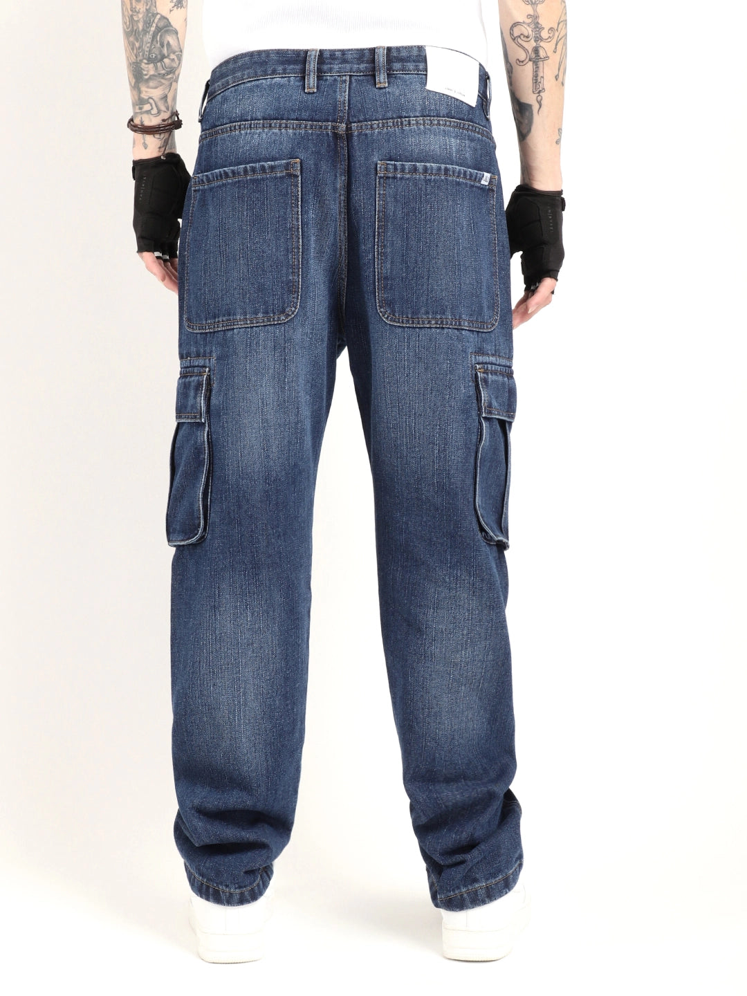 Driftwood Blue Denim Cargo