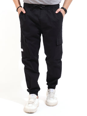 Black Coated Cotton Cargo