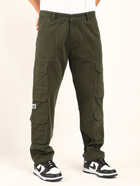 Cradel 8 Pocket Olive Green Cargo