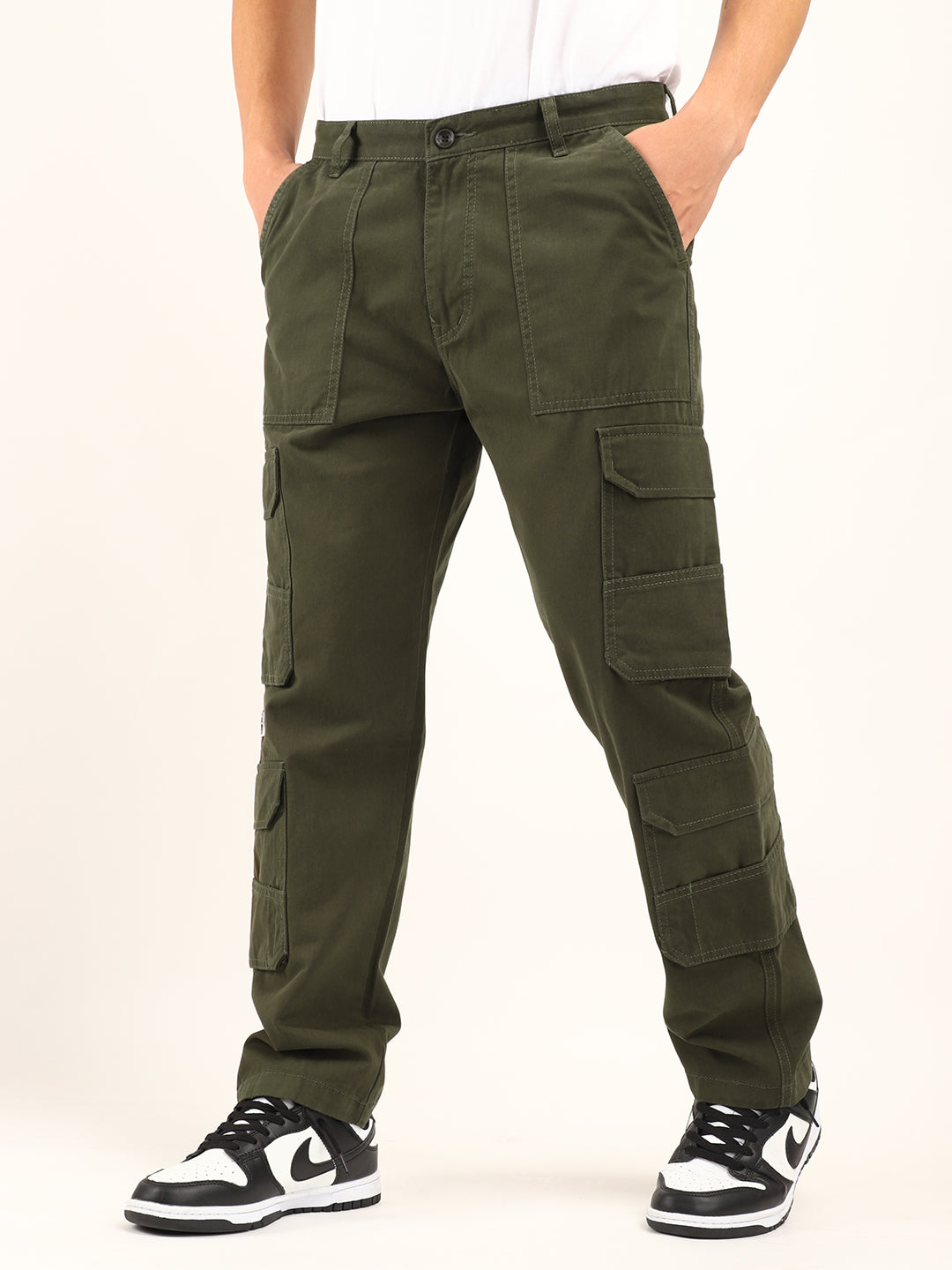 Cradel 8 Pocket Olive Green Cargo