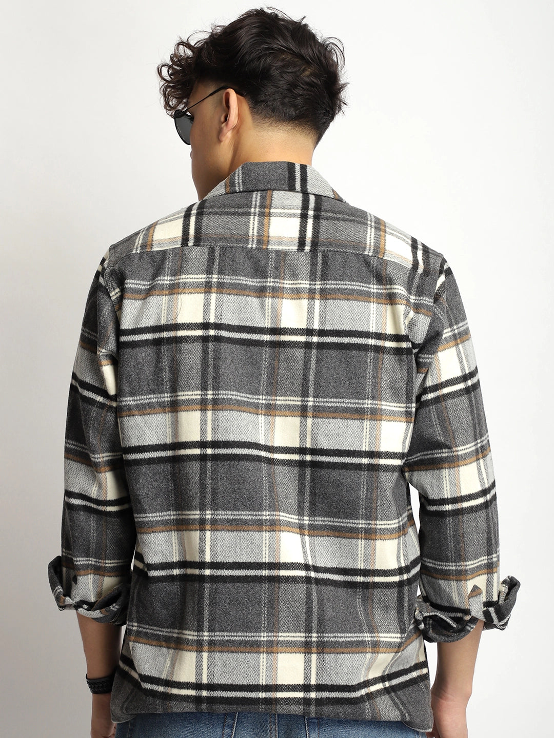 Hampstead Loom Grey Heavy Winter Shirt