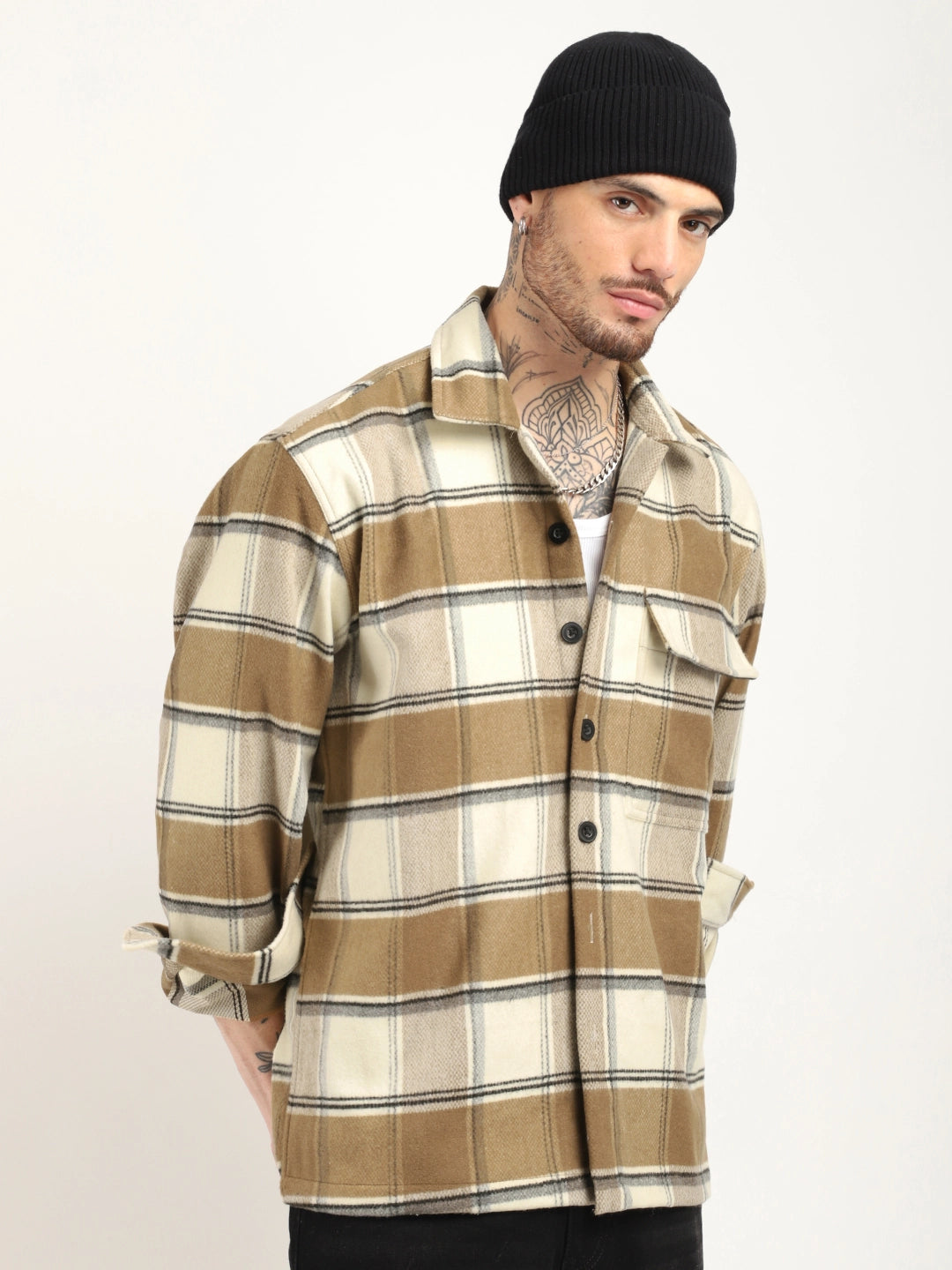 Gloucester Street Light-Brown Winter Heavy Shirt