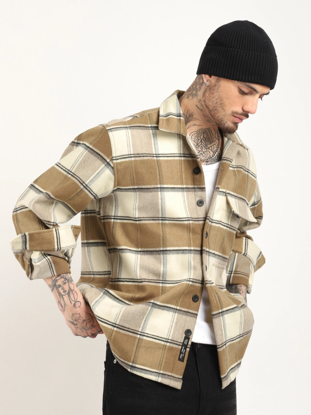 Gloucester Street Light-Brown Winter Heavy Shirt