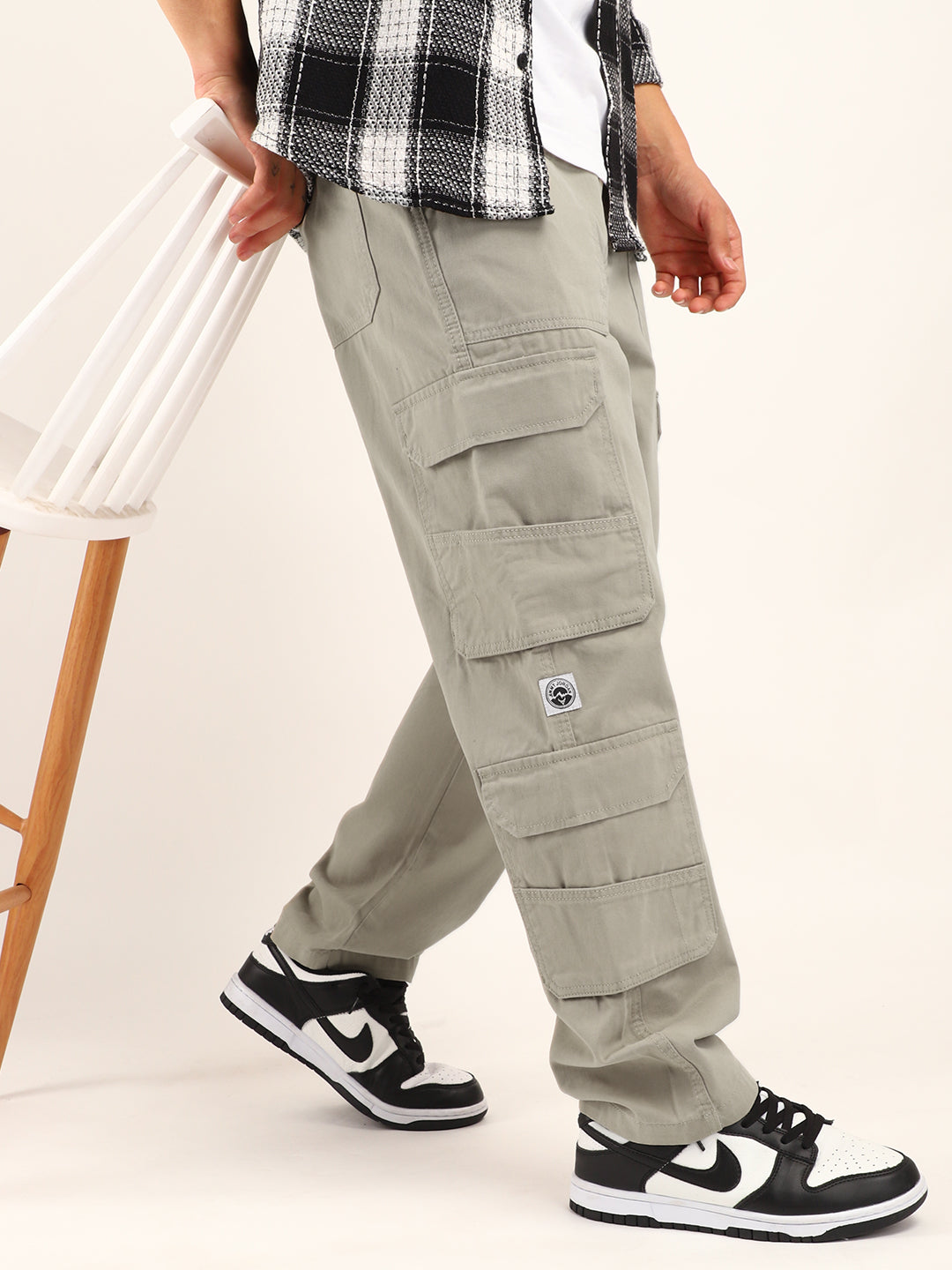 Cradel 8 Pocket Light Grey Cargo