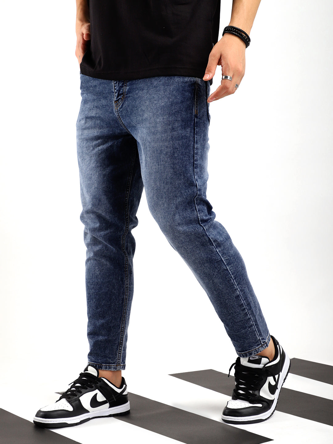 Greedy Light Blue Ankle Fit jeans