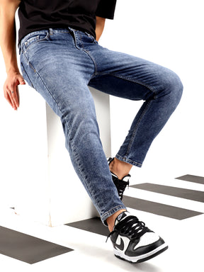 Greedy Light Blue Ankle Fit jeans