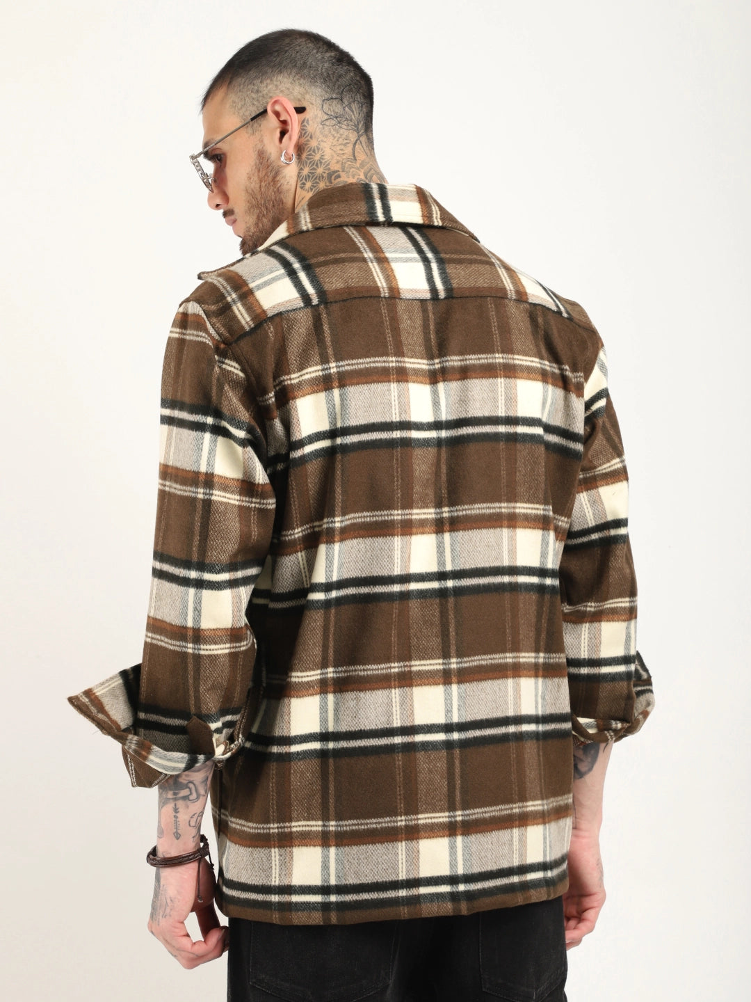 Hampstead Loom Dark chocolate Heavy Winter Shirt