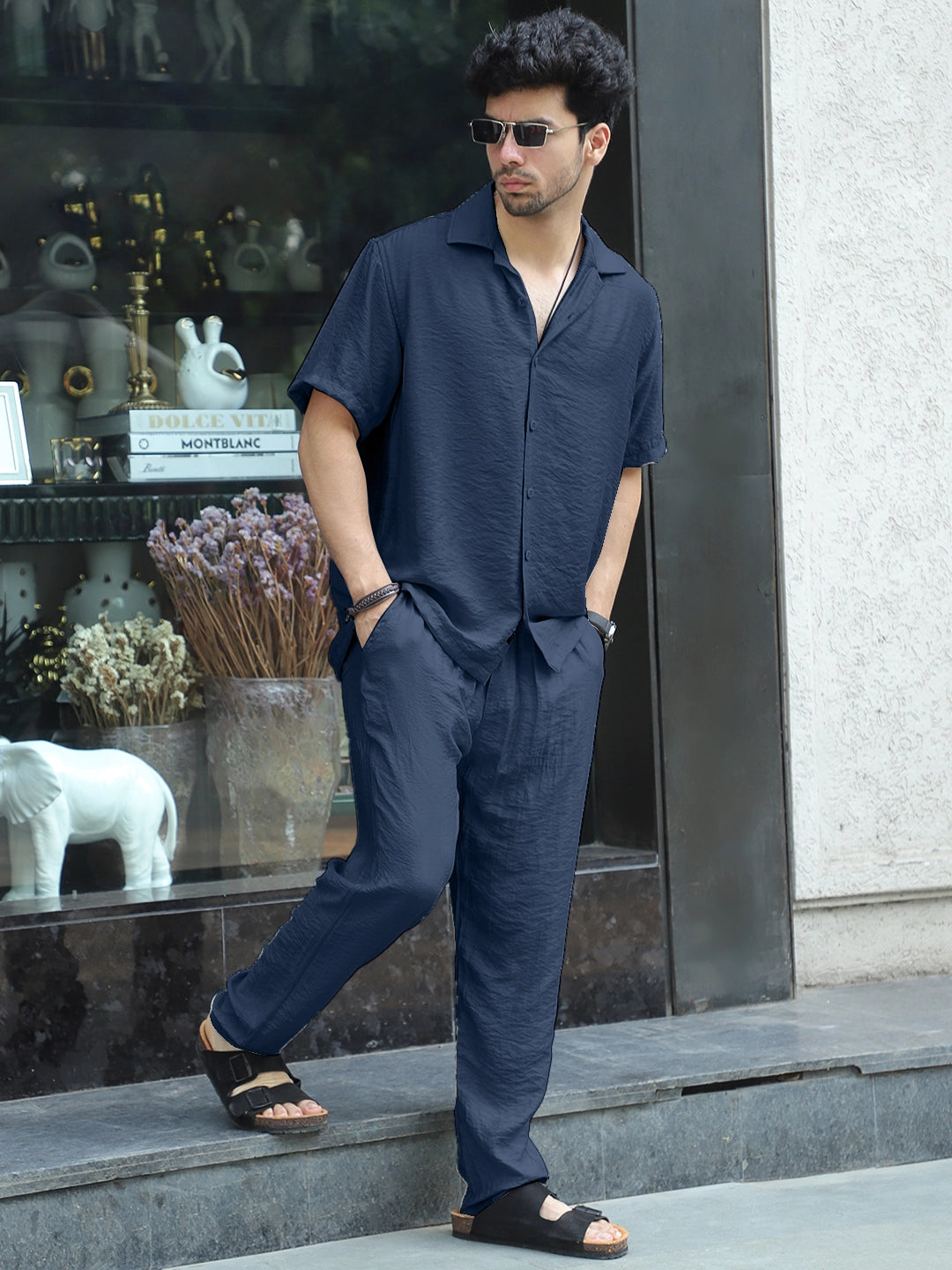 Linen Atlantica Deep Ocean Co-Ord Set