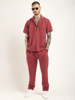 Brighton Blend Maroon Co-Ord Set