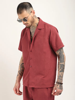 Brighton Blend Maroon Co-Ord Set