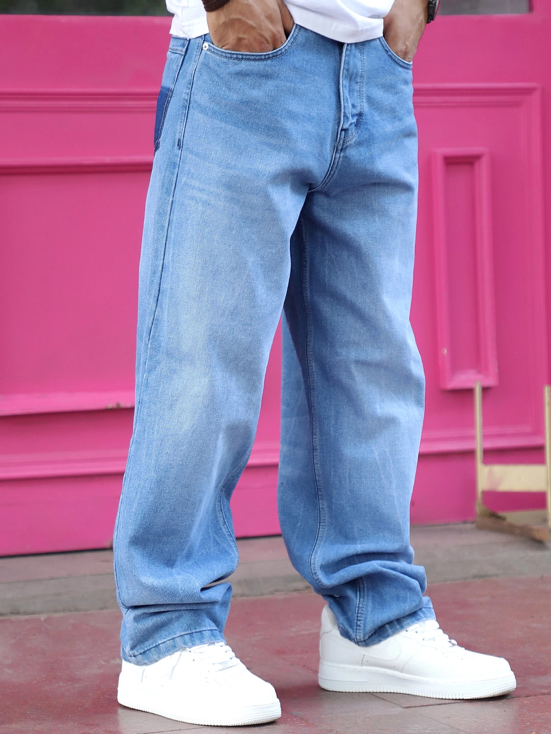 Kavern Sky Blue Denim Jeans