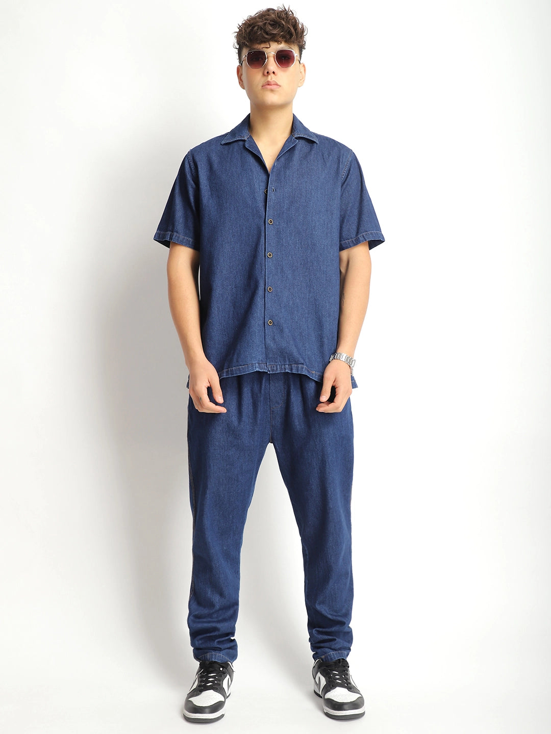 Parker Street Dark Navy Denim Co Ord Set