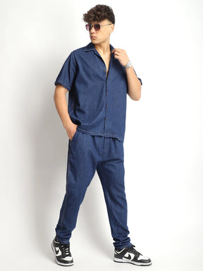 Parker Street Dark Navy Denim Co Ord Set