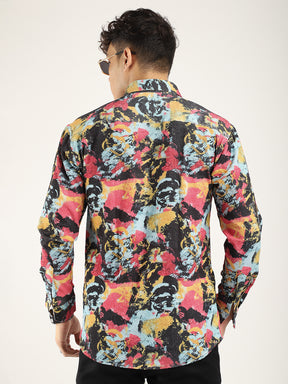 Multicolor Digital Print Pop Corn Shirt