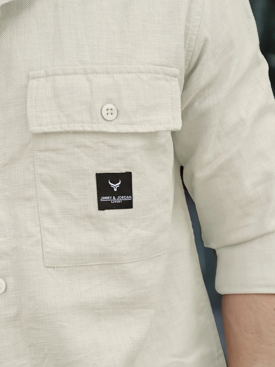 Linen Atlanta Beige Cargo Co-Ord Set