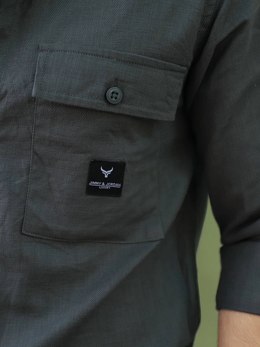 Linen Atlanta Charcoal Grey Cargo Co-Ord Set