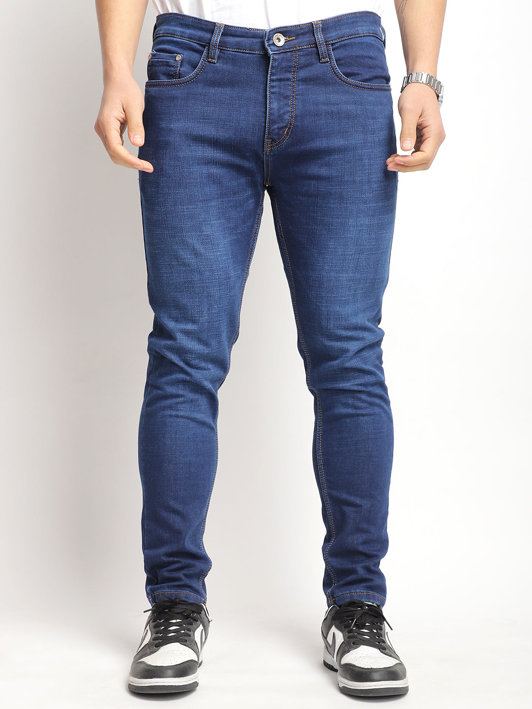 Bond Street Dark Blue Denim Jeans