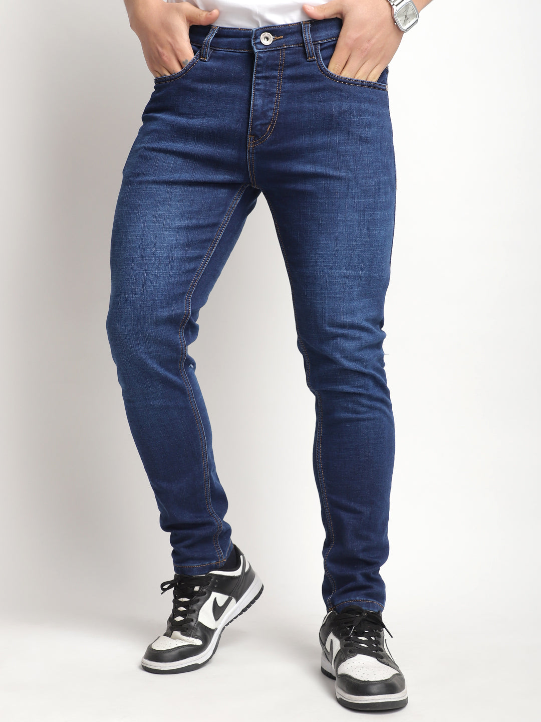 Bond Street Dark Blue Denim Jeans