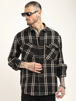 Retro Black Check Full Sleeve Shirt