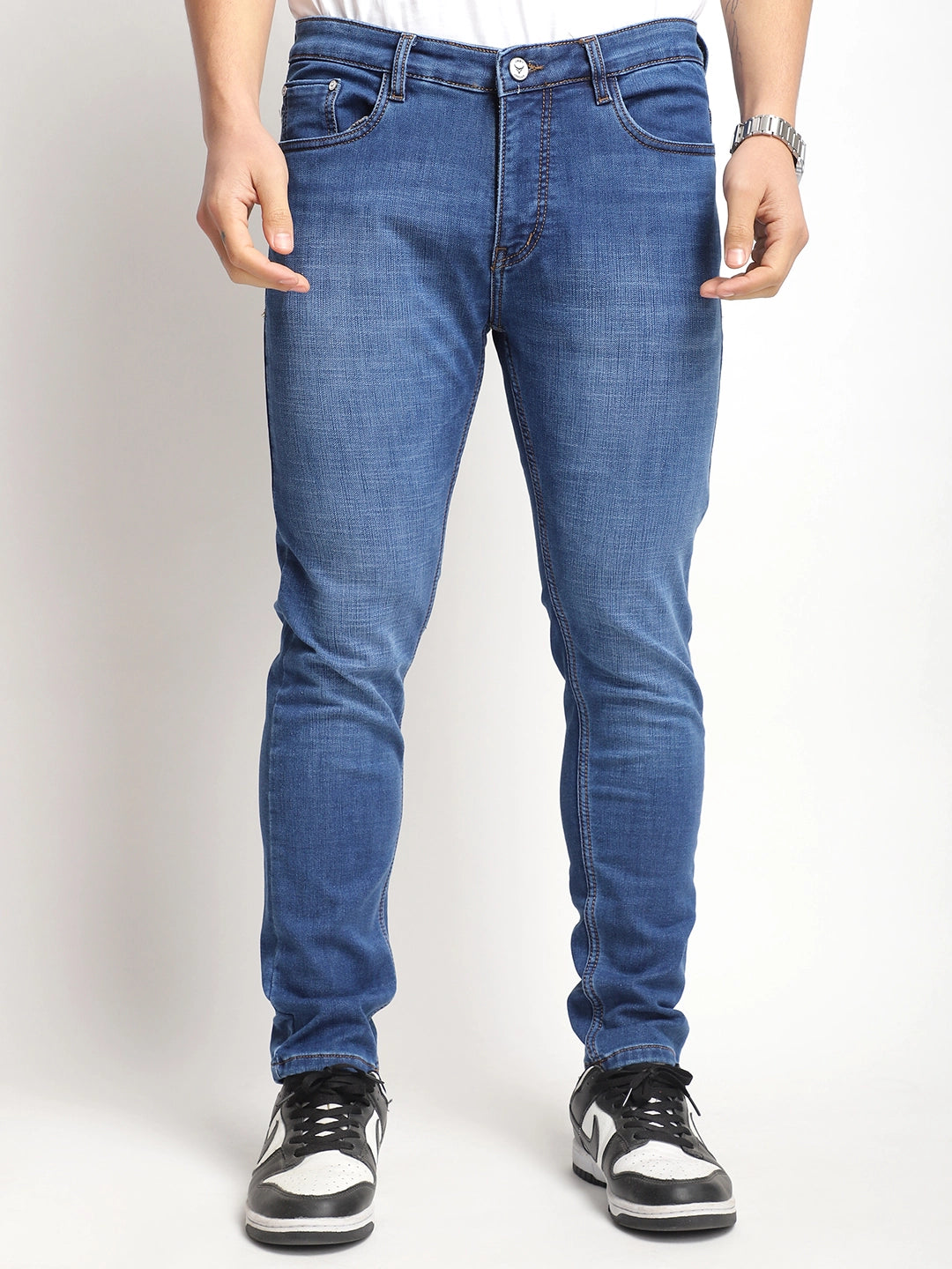 Luxe Layer Light Blue Denim Jeans