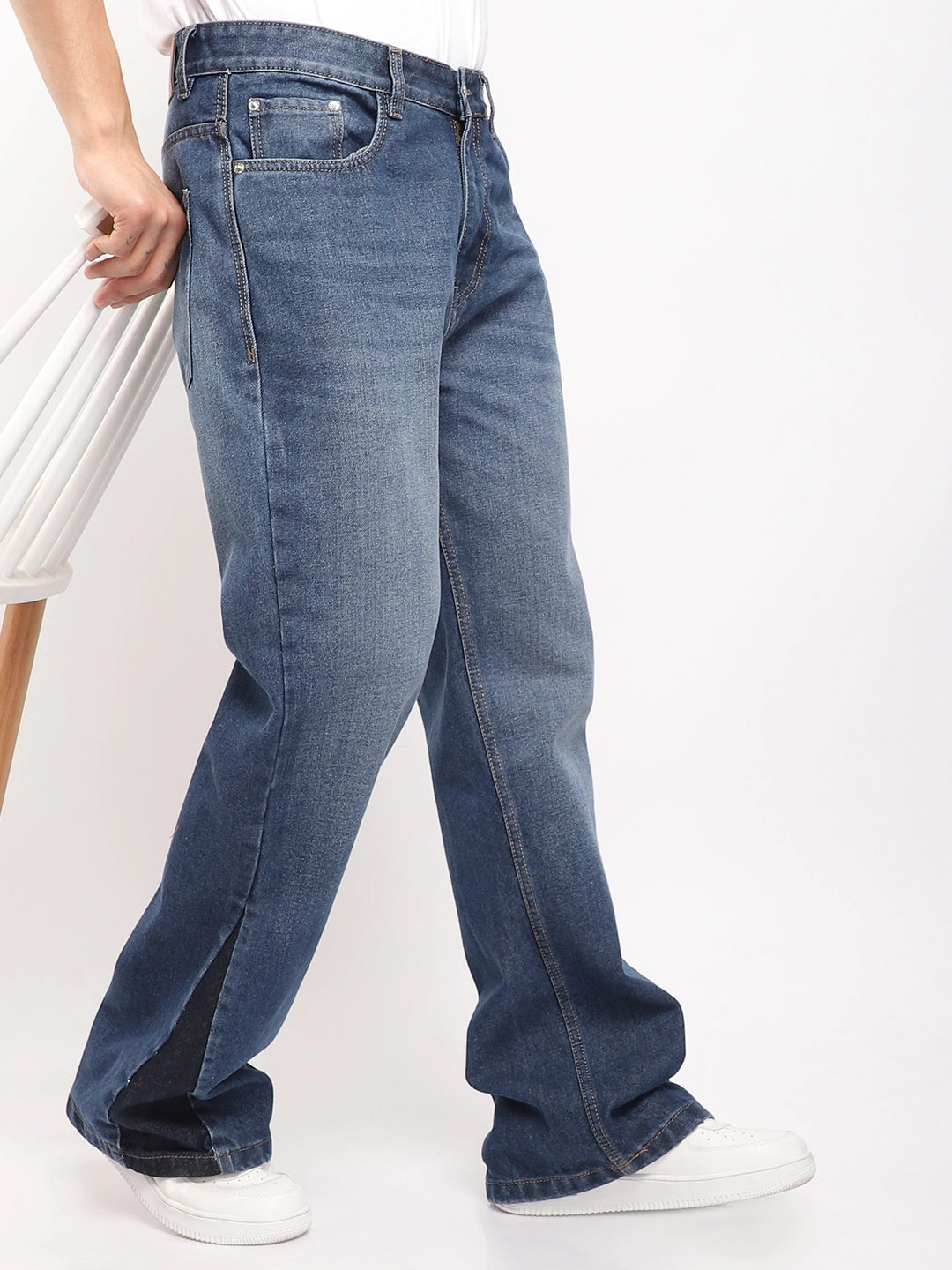 Boulevard Blue Denim Bootcut Jeans