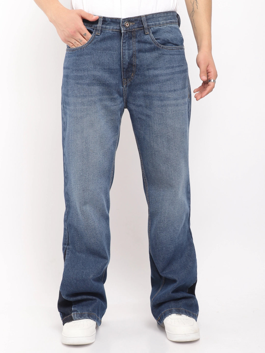 Boulevard Blue Denim Bootcut Jeans