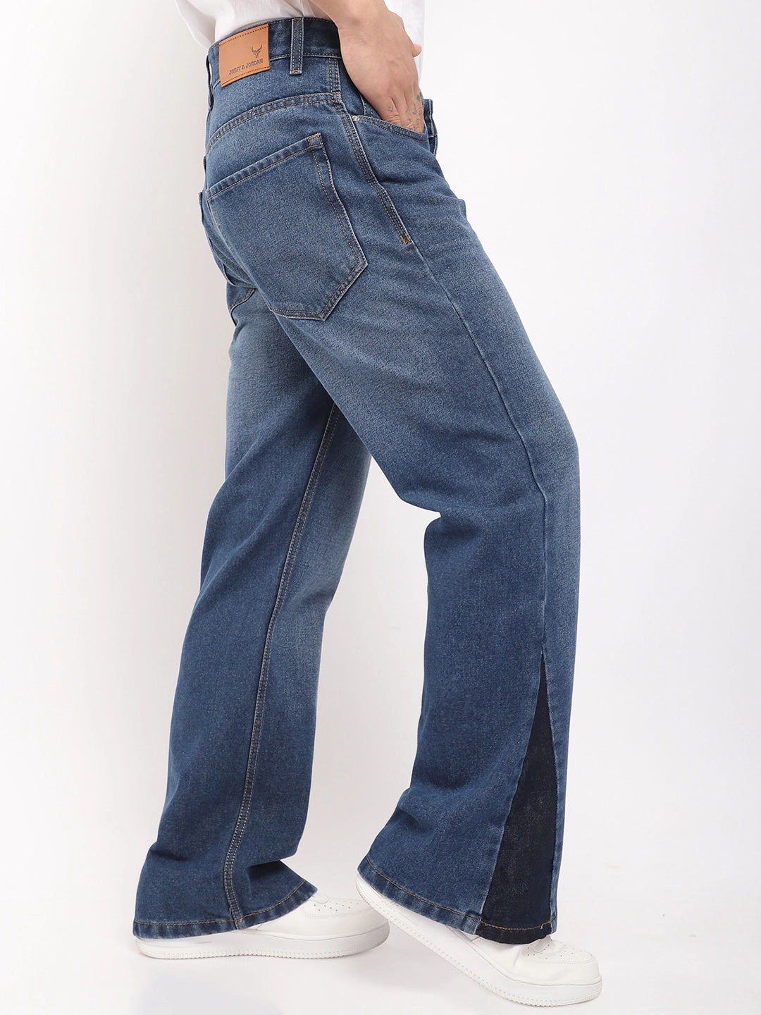 Boulevard Dark Blue Denim Bootcut Jeans