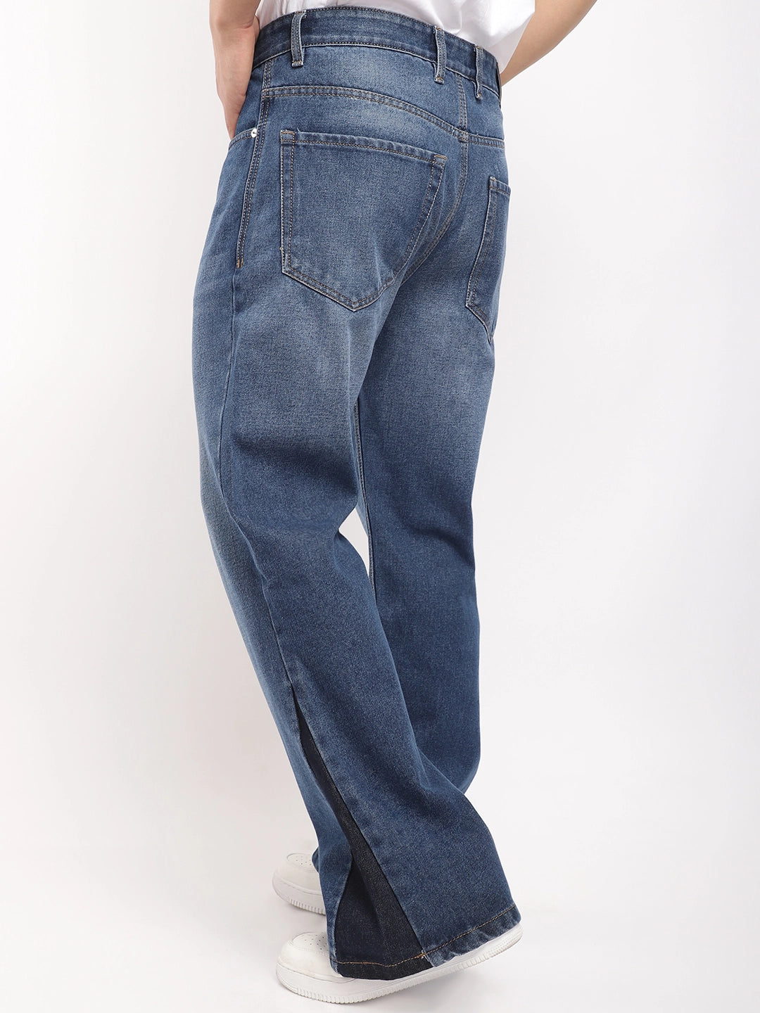 Boulevard Dark Blue Denim Bootcut Jeans