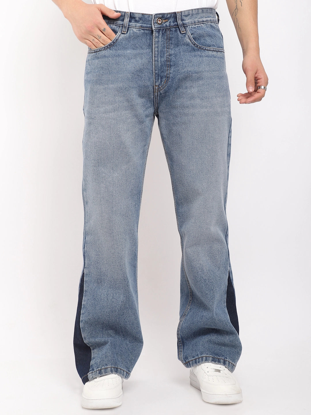 Boulevard Light Blue Denim Bootcut Jeans