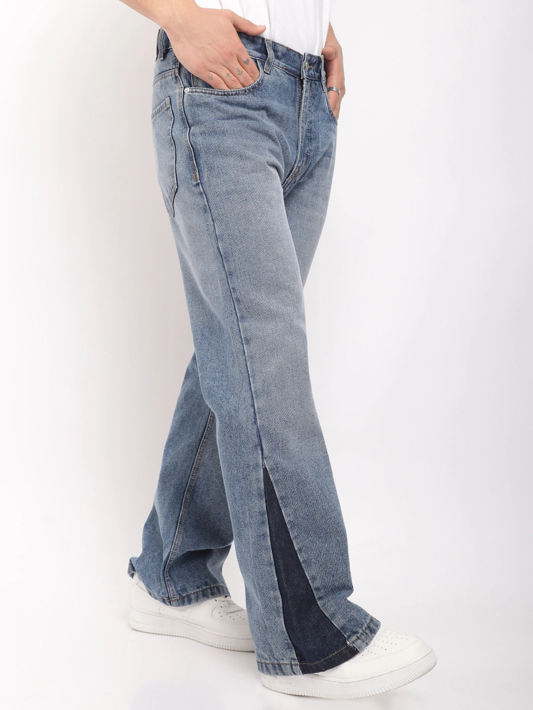 Boulevard Light Blue Denim Bootcut Jeans