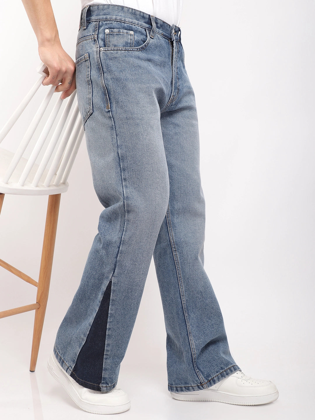 Boulevard Light Blue Denim Bootcut Jeans