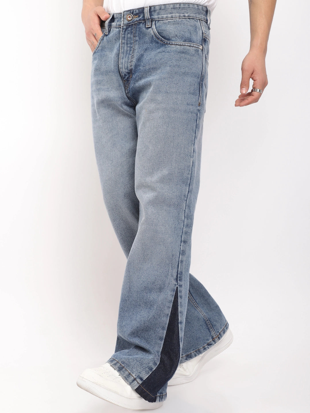 Boulevard Tint Blue Bootcut Denim Jeans