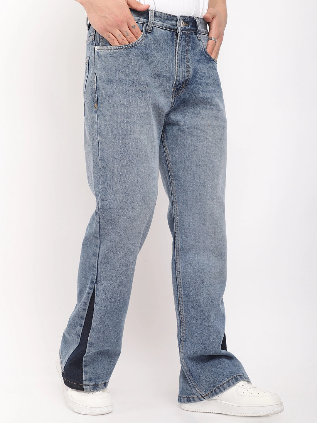 Boulevard Tint Blue Bootcut Denim Jeans