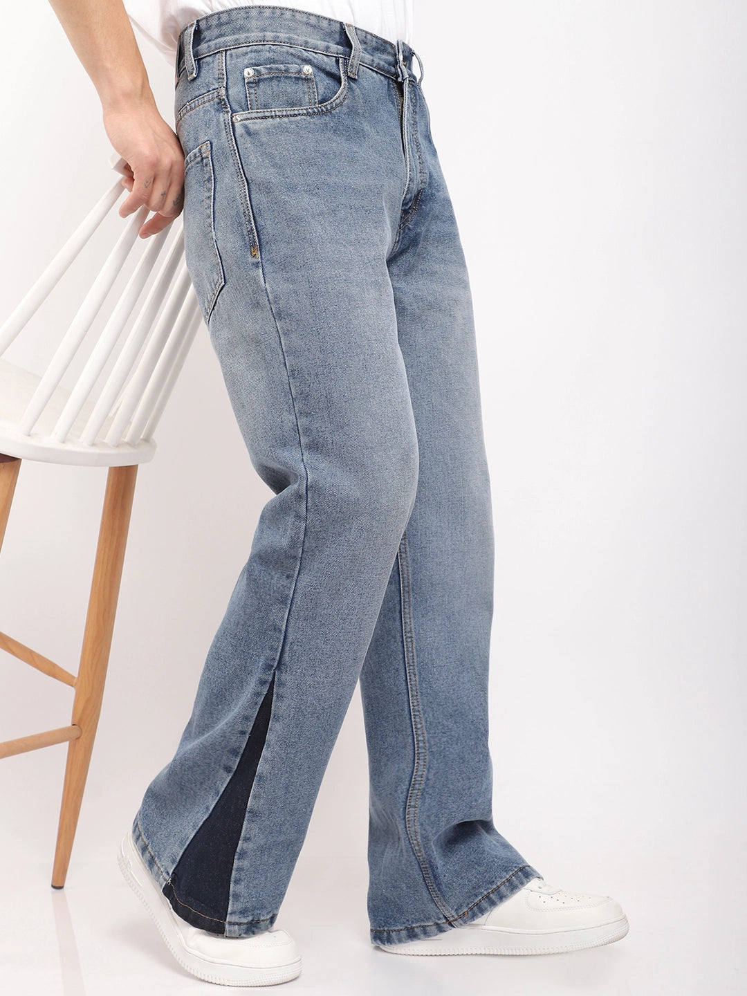 Boulevard Tint Blue Bootcut Denim Jeans