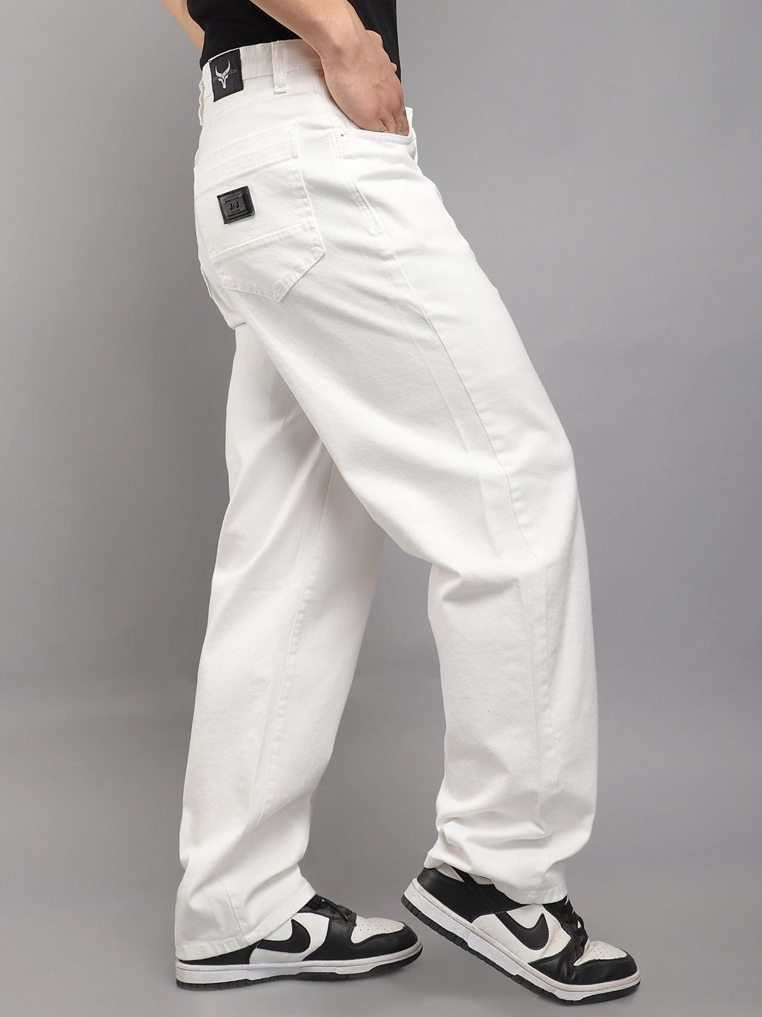 Ironclad White Baggy Fit Denim Cargo