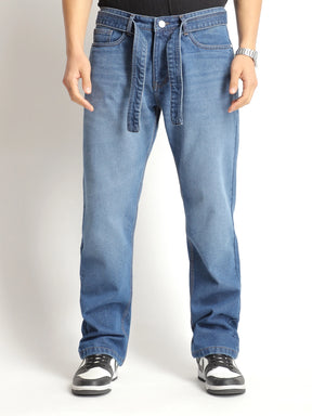 Ironclad White Baggy Fit Denim Jeans