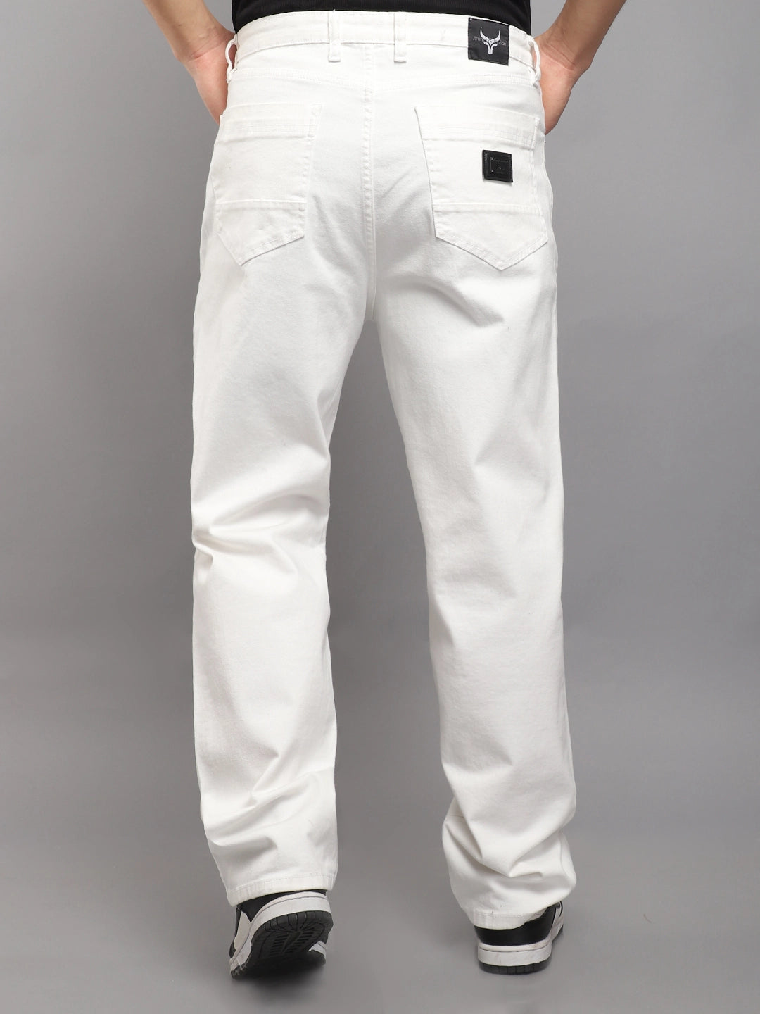 Ironclad White Baggy Fit Denim Cargo